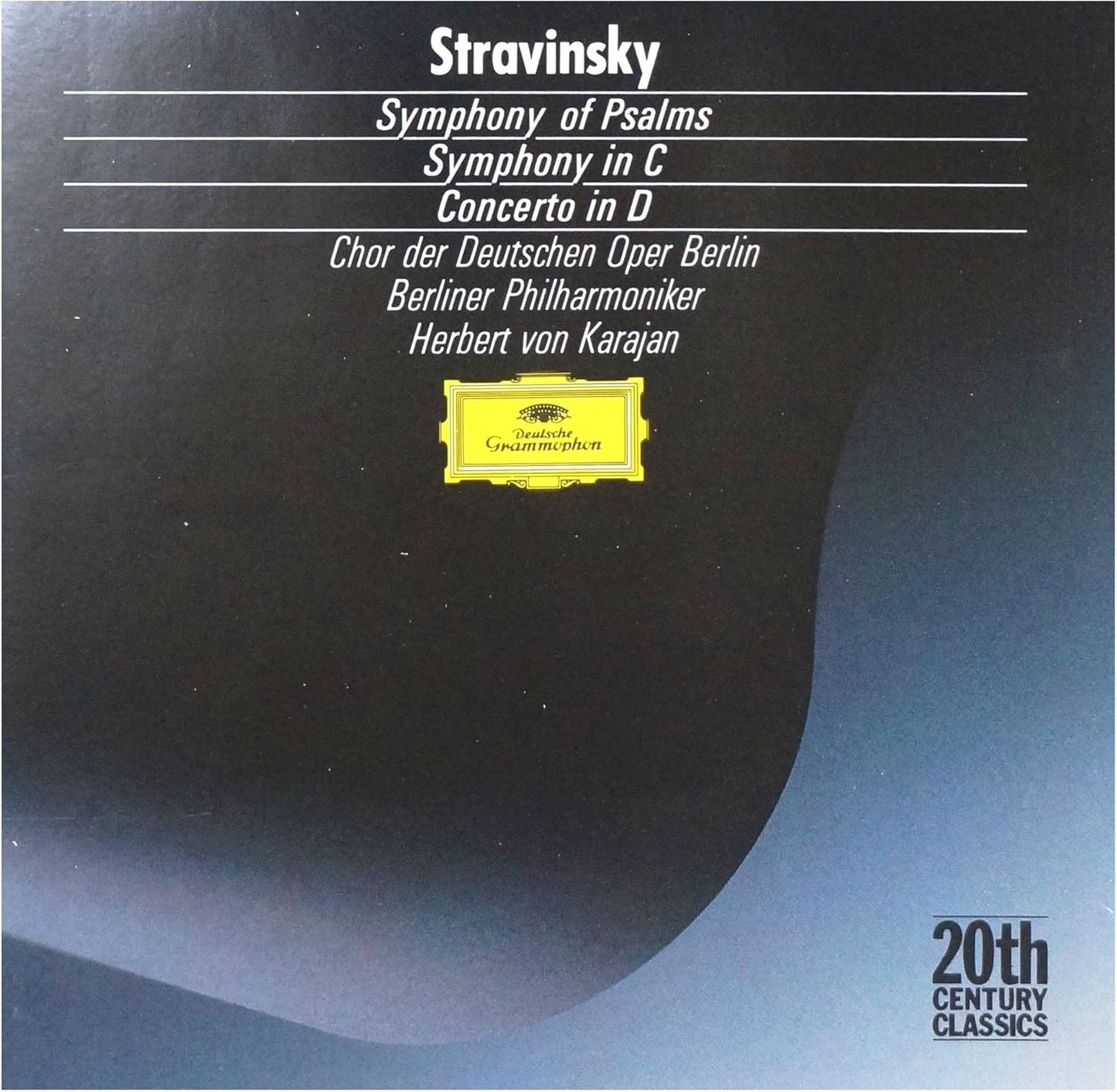 Psalmensymphonie - Symphonie In C - Concerto In D