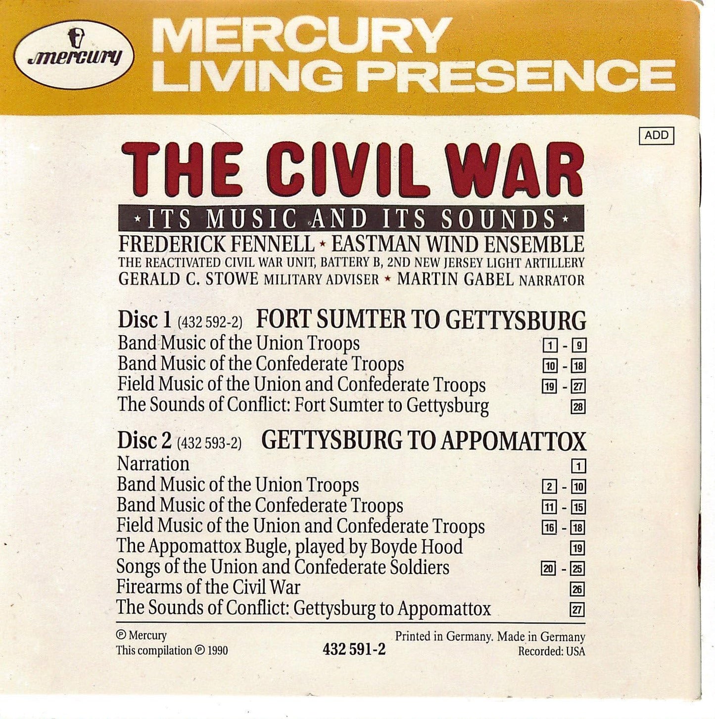 The Civil War: Its Music And Its Sounds