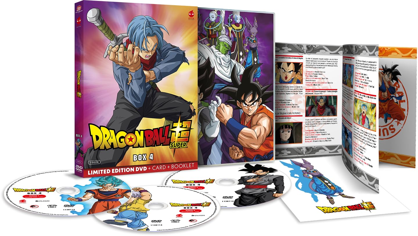 Dragon Ball Super Box 4 Limited Edition DVD + Card + Booklet