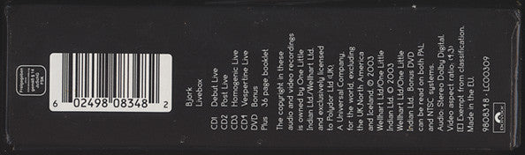 Livebox 4CD +DVD