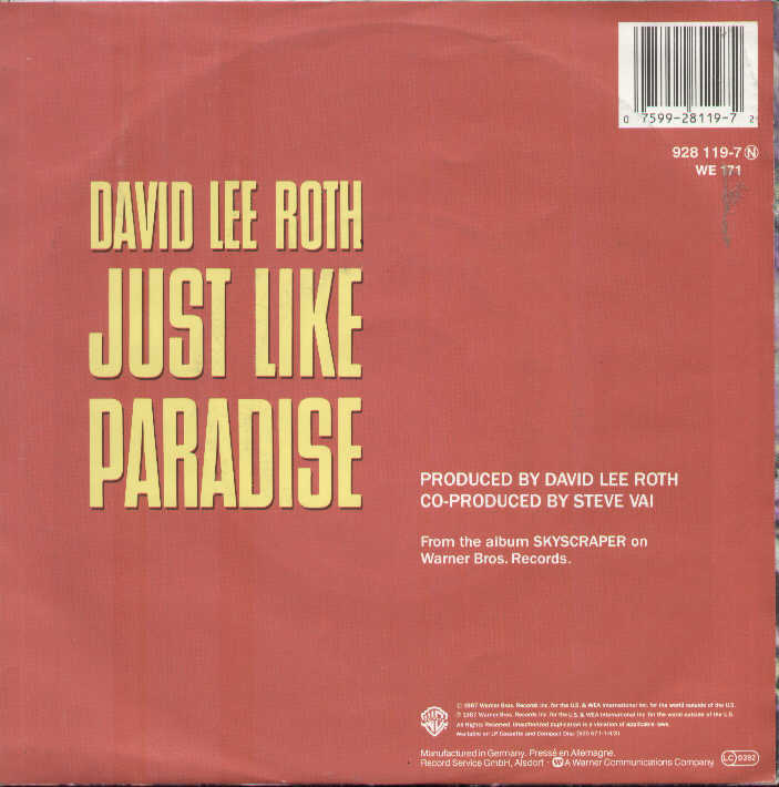 Just Like Paradise / The Bottom Line
