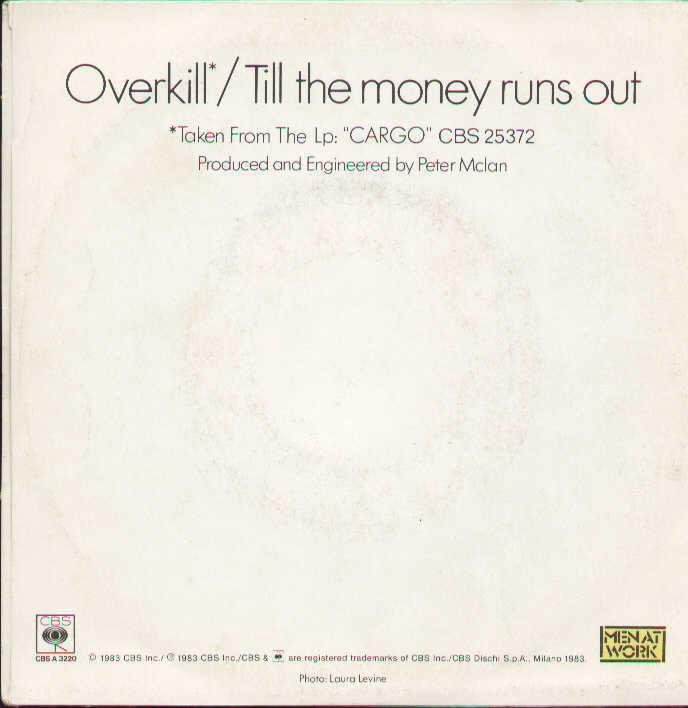 Overkill / Till The Money Runs Out