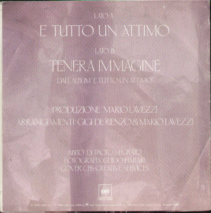 È Tutto Un Attimo / Tenera Immagine