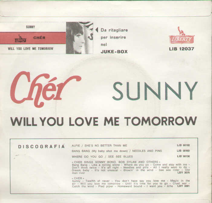 Sunny / Will You Love Me Tomorrow