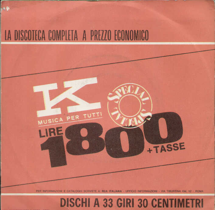 Domani / Quello Che Tu Cerchi Amica