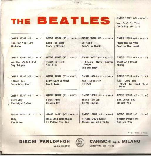 Paperback Writer / Rain