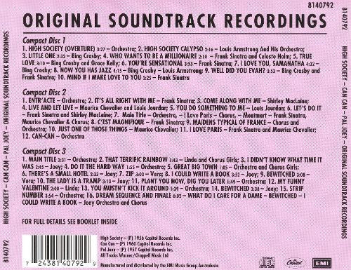 Original Soundtrack Recordings: High Society / Can-Can / Pal Joey