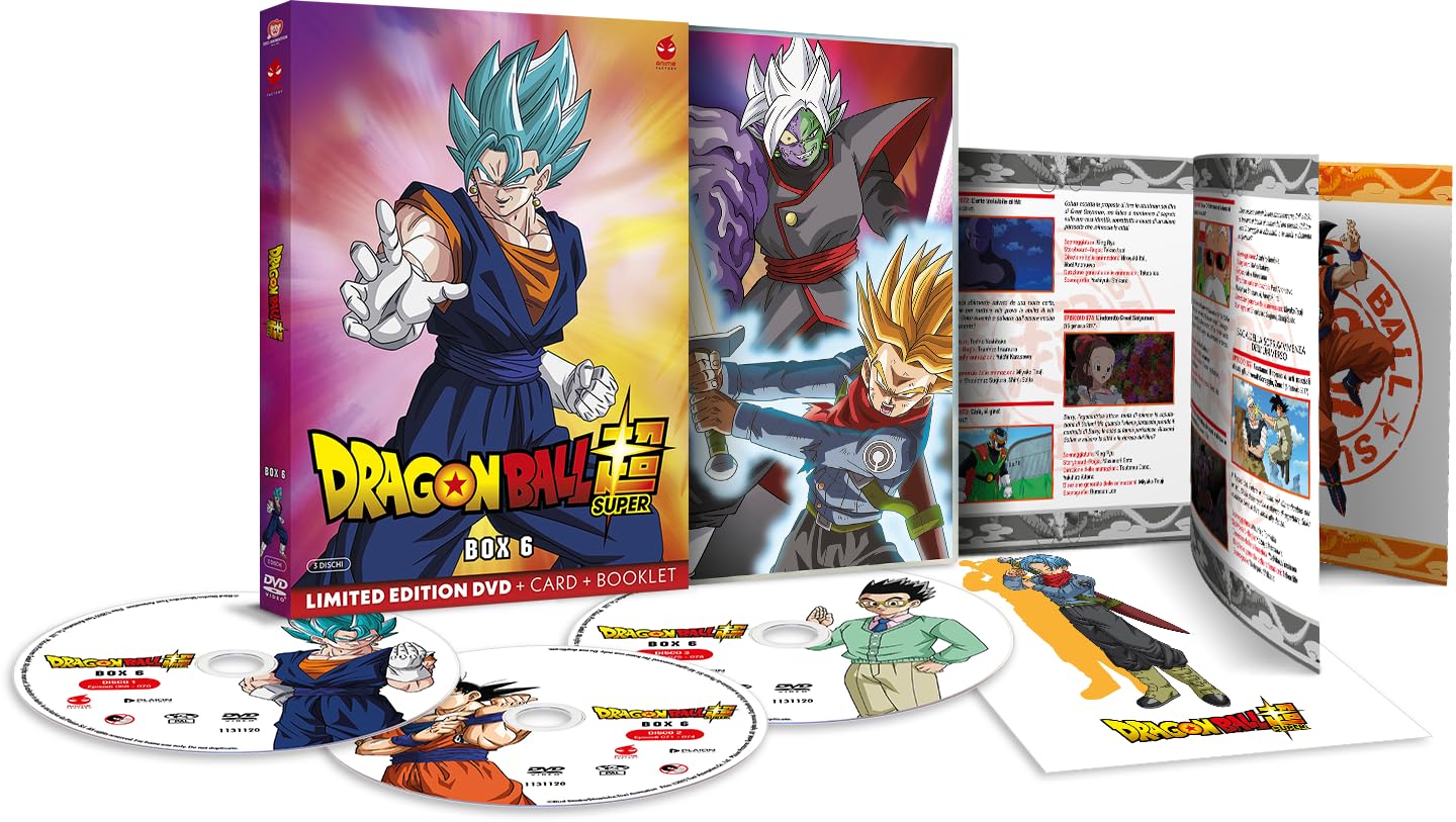 Dragon Ball Super Box 6 Limited Edition DVD + Card + Booklet