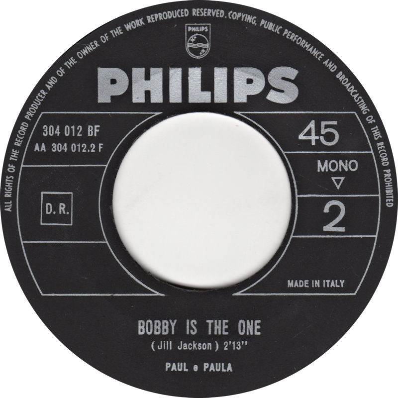 Hey Paula / Bobby Is The One