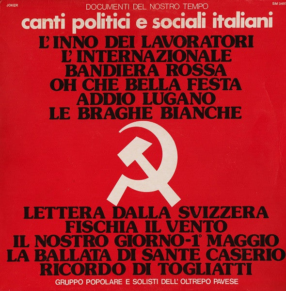 Canti Politici E Sociali Italiani