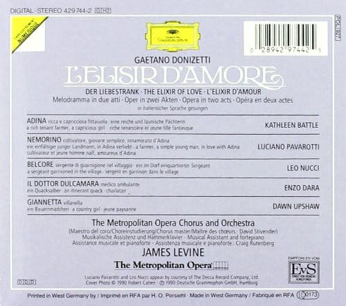 L'Elisir D'Amore