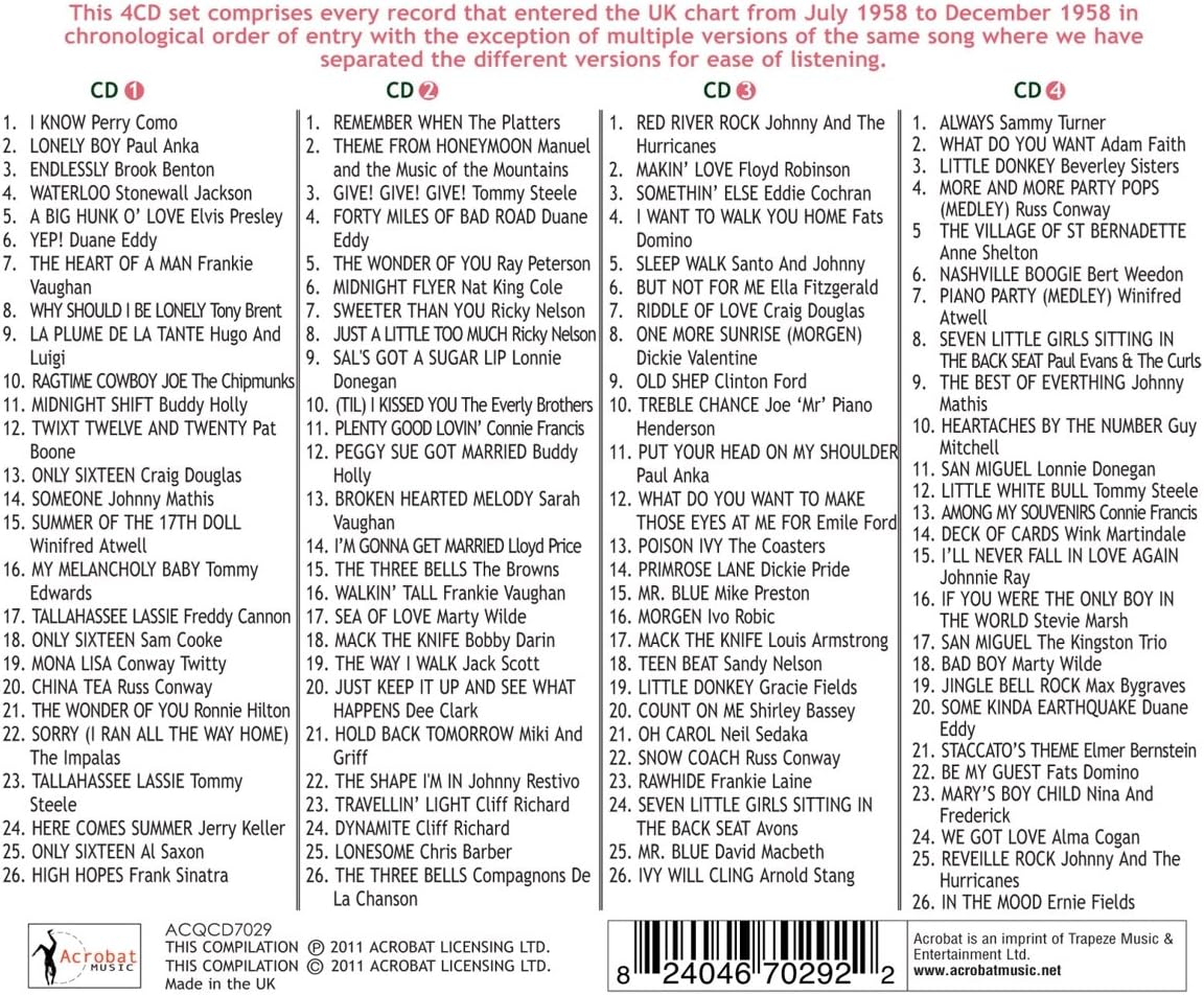 1959 British Hit Parade Britain's Greatest Hits Volume 8