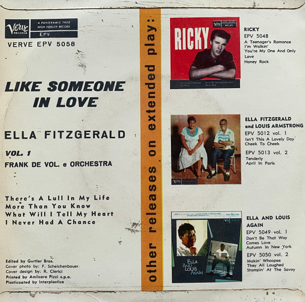Like Someone In Love - Ella Fitzgerald Vol. 1