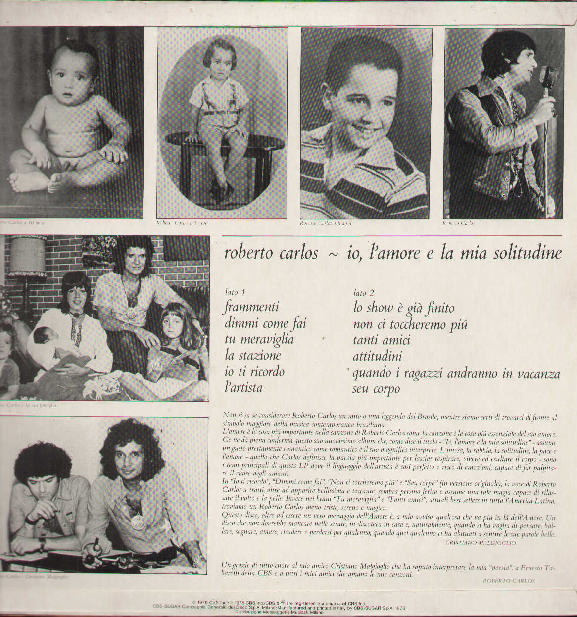 Io L'amore E La Mia Solitudine