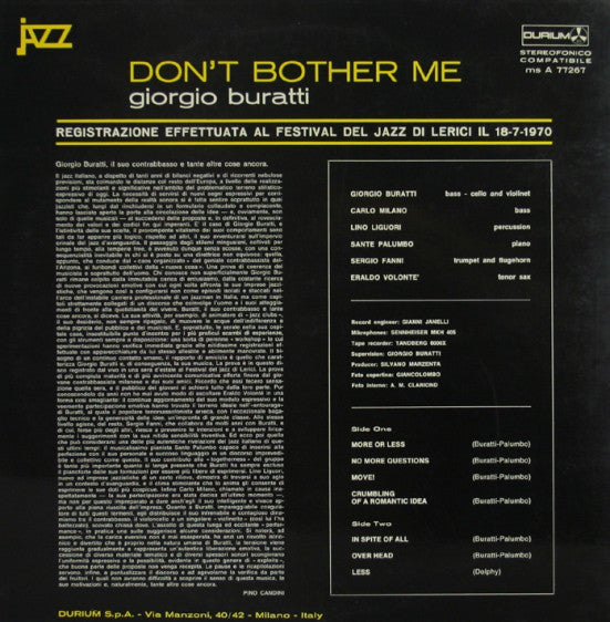 Don't Bother Me
