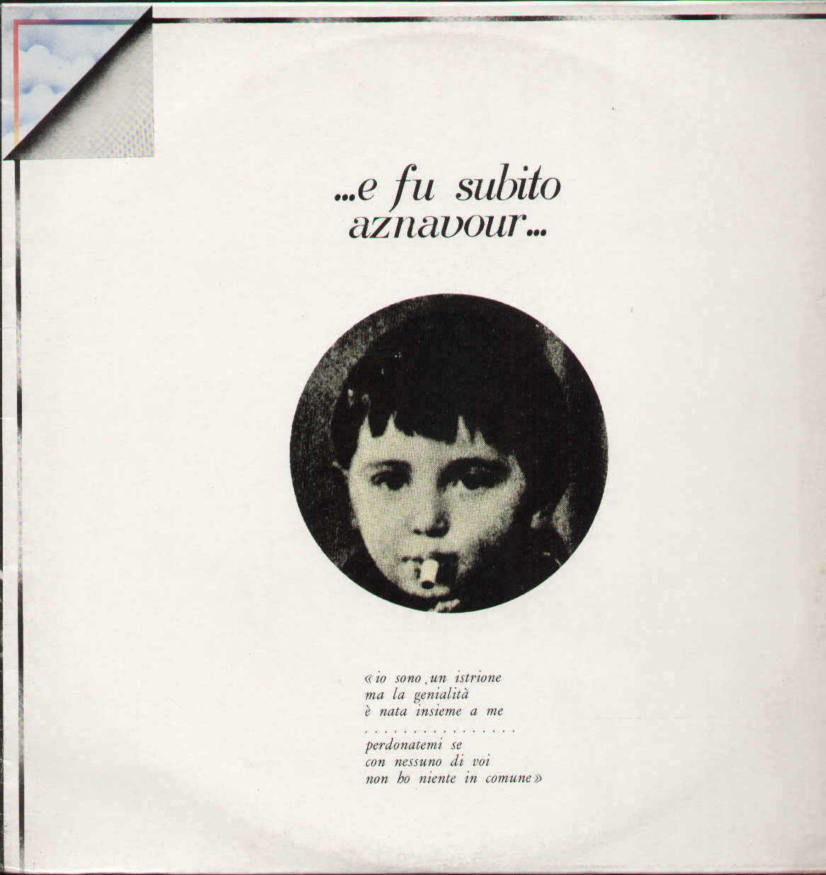 E Fu Subito Aznavour