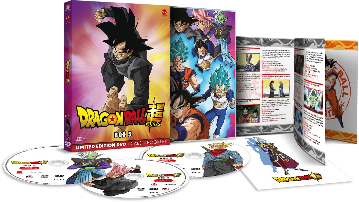 Dragon Ball Super Box 5 Limited Edition DVD + Card + Booklet