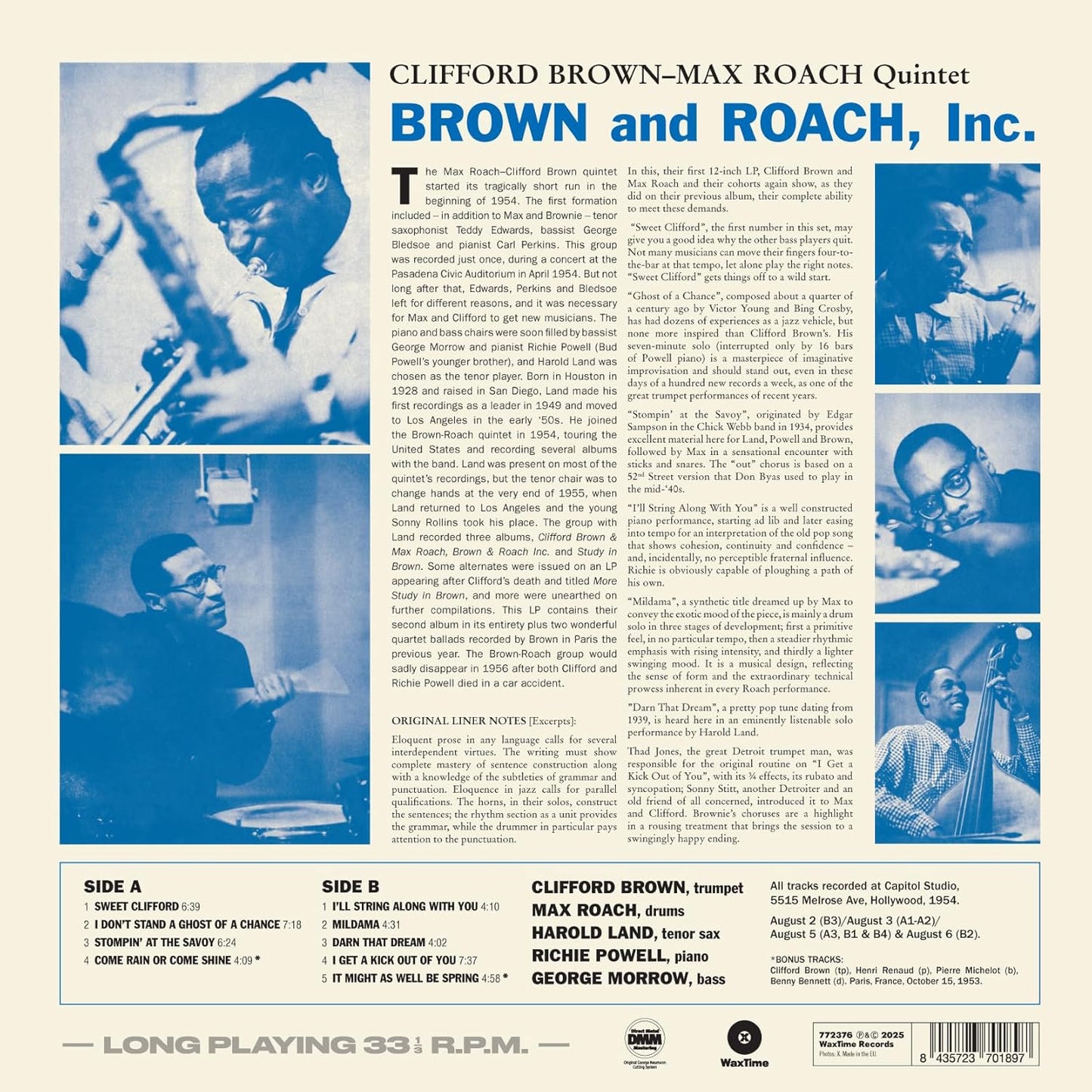 Brown And Roach Incorporated Limited Edition