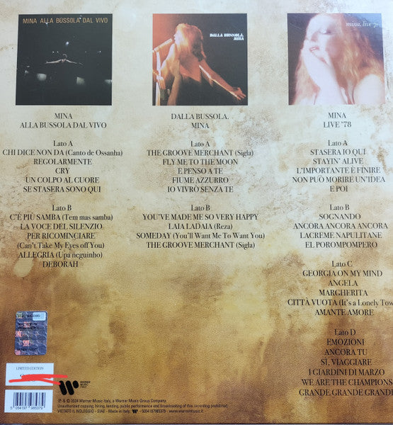 Live Alla Bussola 1968 - 1978 Limited Edition Boxset RSD