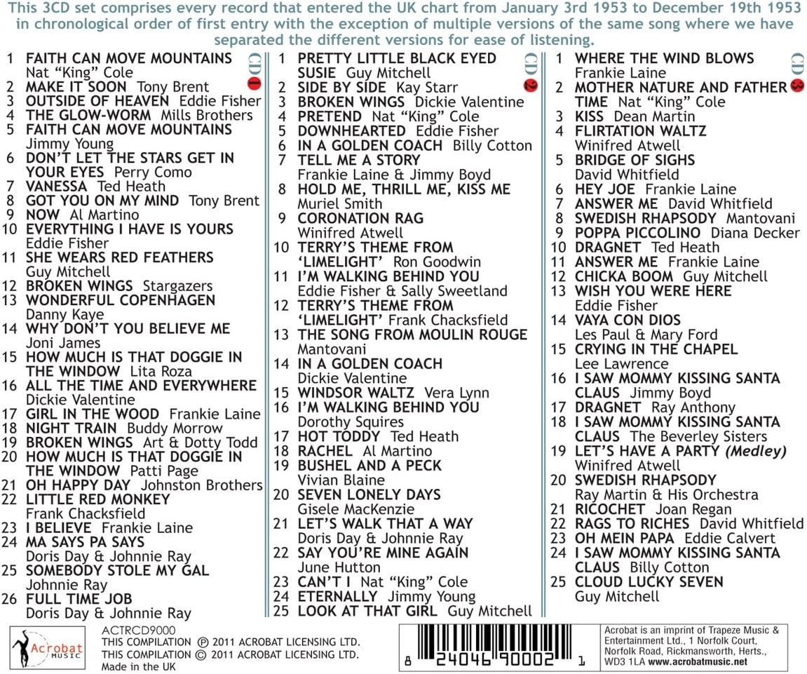 1953 British Hit Parade Britain's Greatest Hits Volume 2