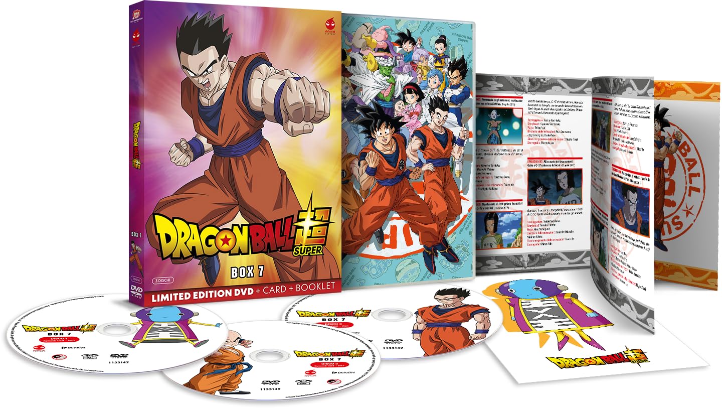 Dragon Ball Super Box 7 Limited Edition 3DVD + Card + Booklet