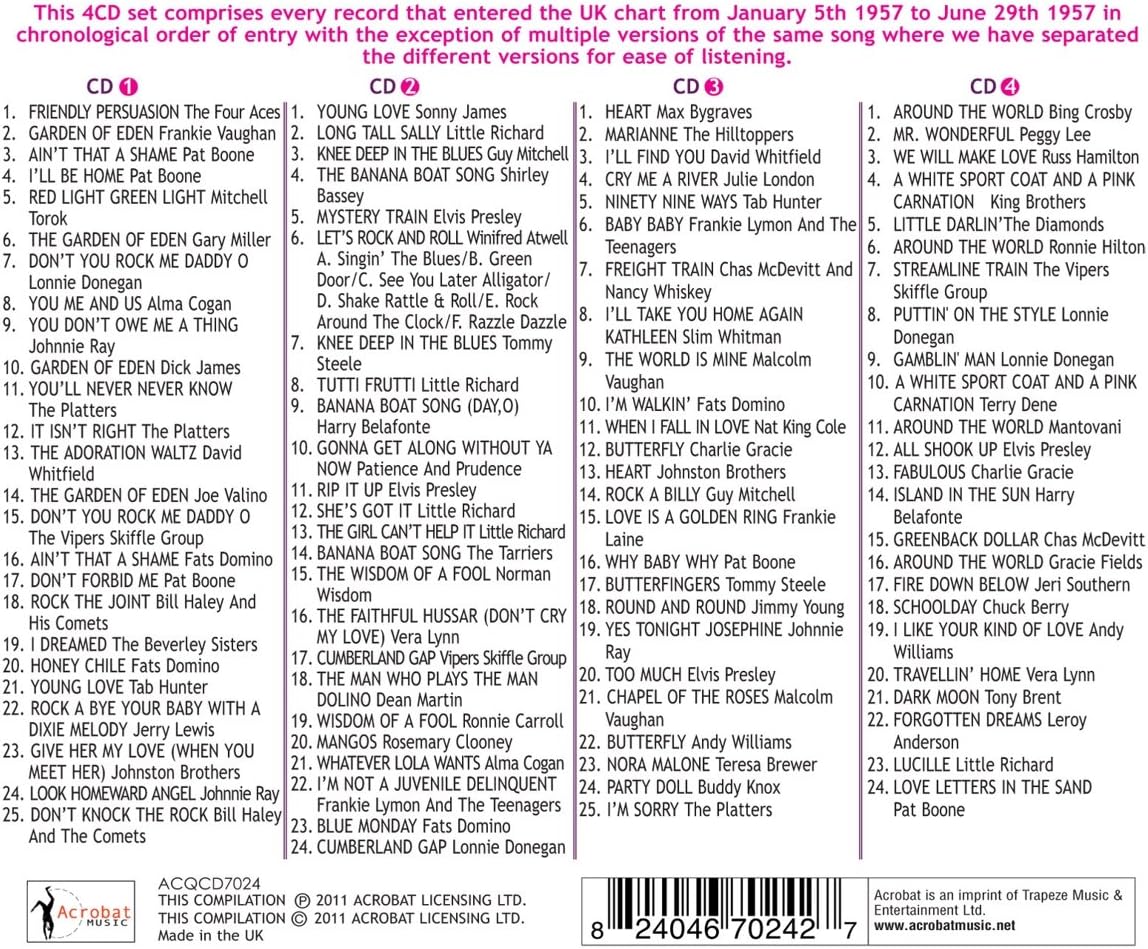 1957 British Hit Parade - Britain's Greatest Hits Volume 6 Part.1