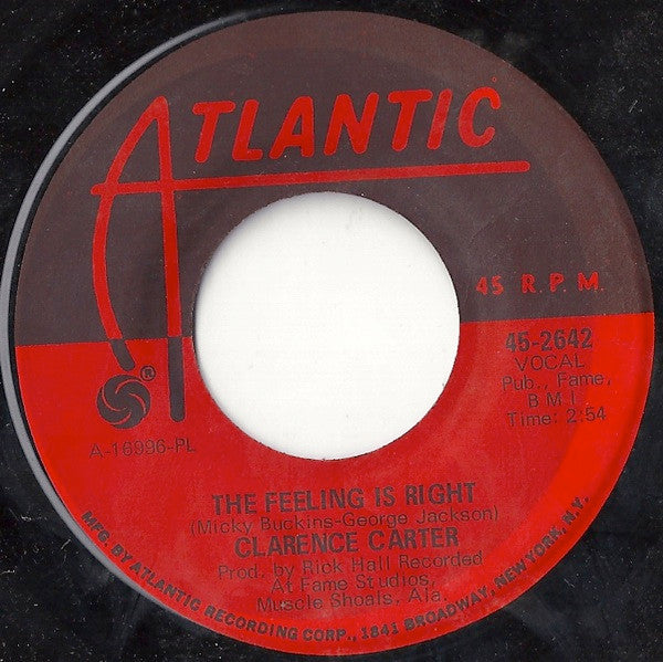 The Feeling Is Right / You Can't Miss What You Can't Measure
