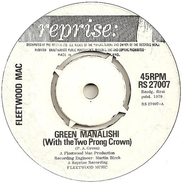 The Green Manalishi / World In Harmony