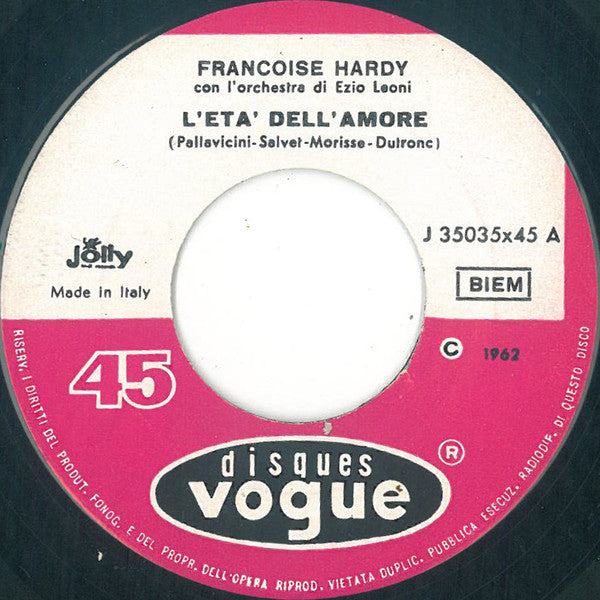 L'Età Dell'Amore / È All'Amore Che Penso