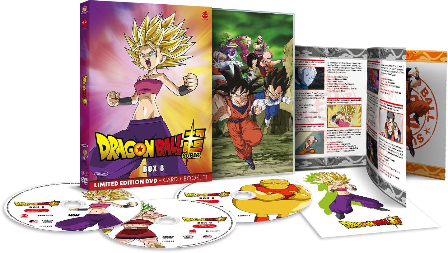 Dragon Ball Super Box 8 Limited Edition 3DVD + Card + Booklet
