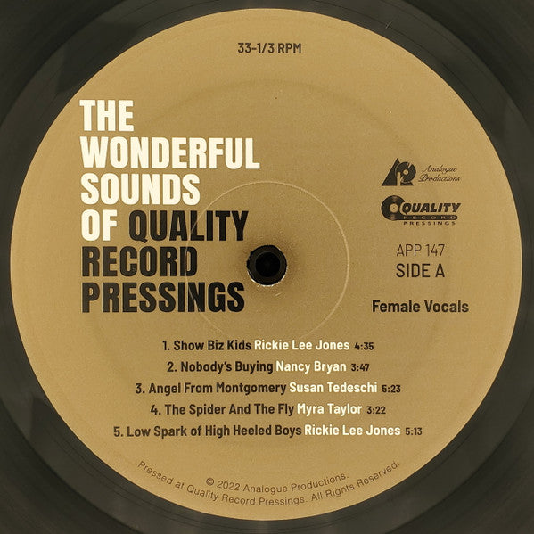 The Wonderful Sounds Of Quality Record Pressings