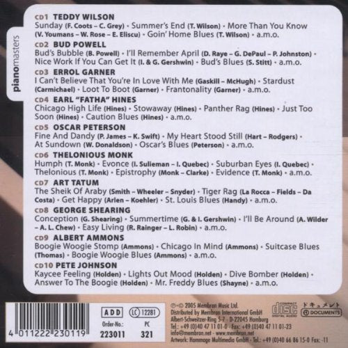 Jazz Piano Masters Boxset