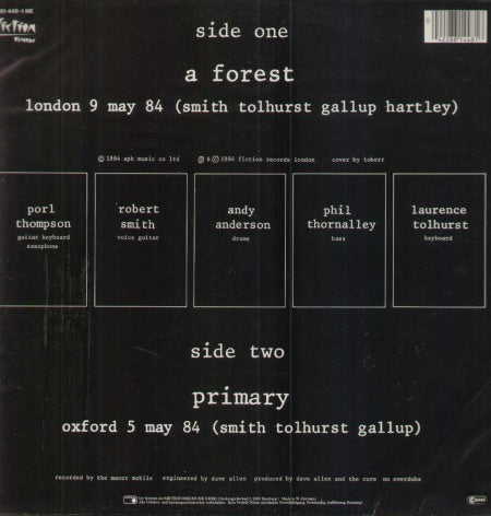 Excerpt - The Cure Live - A Forest / Primary
