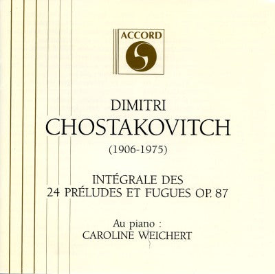 Integrale Des 24 Preludes Et Fugues Op, 87