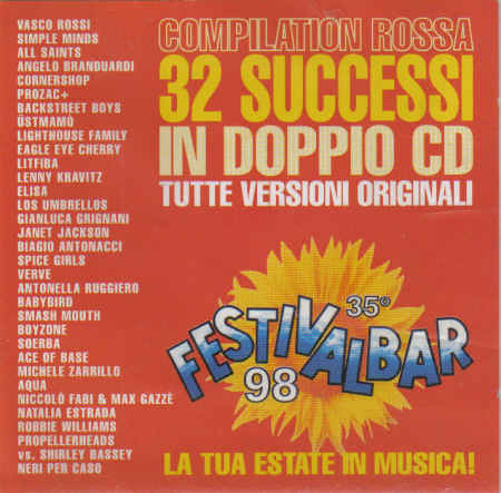 Festivalbar 98 Compilation Rossa