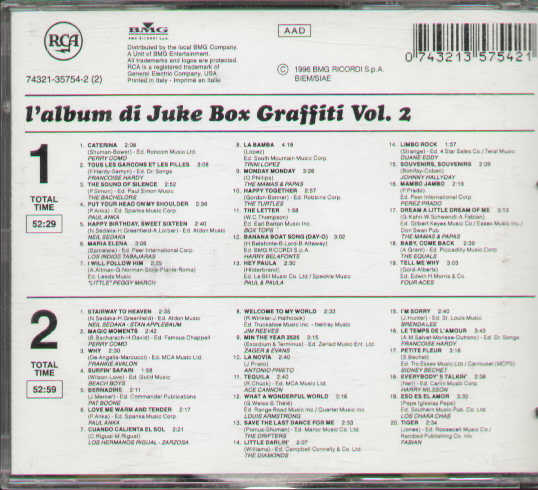 L'album Di Juke Box Graffiti Vol.2