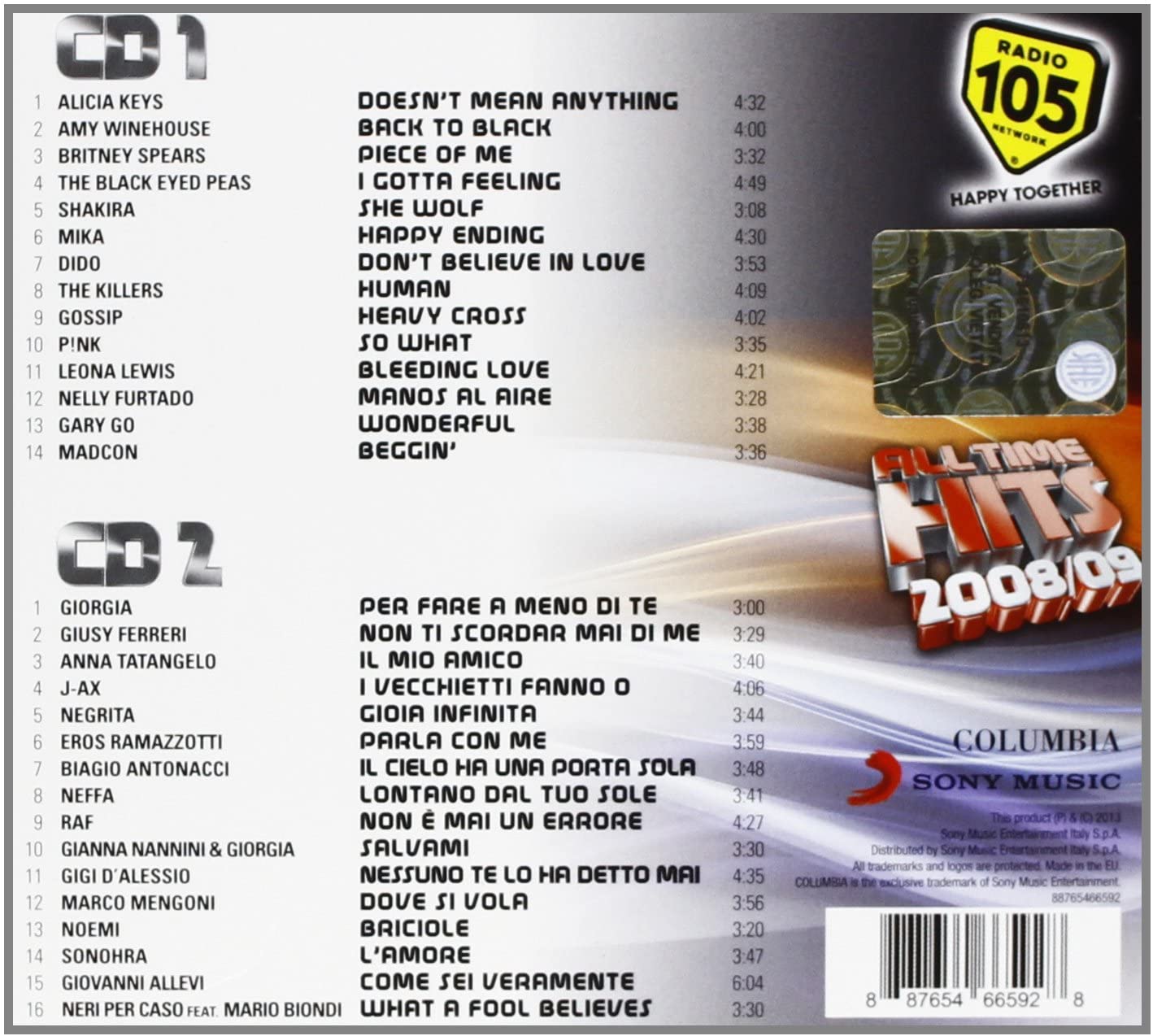 All Time Hits - 2008/09