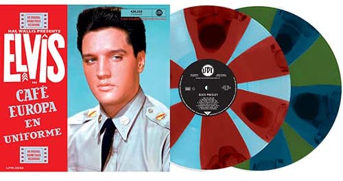 Elvis In Café Europa En Uniforme Limited Edition Colored