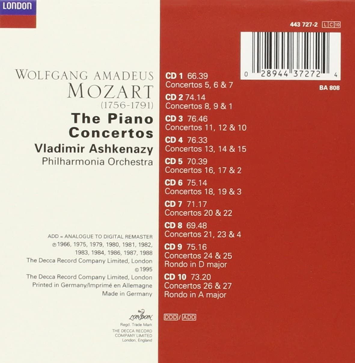 The Piano Concertos boxset