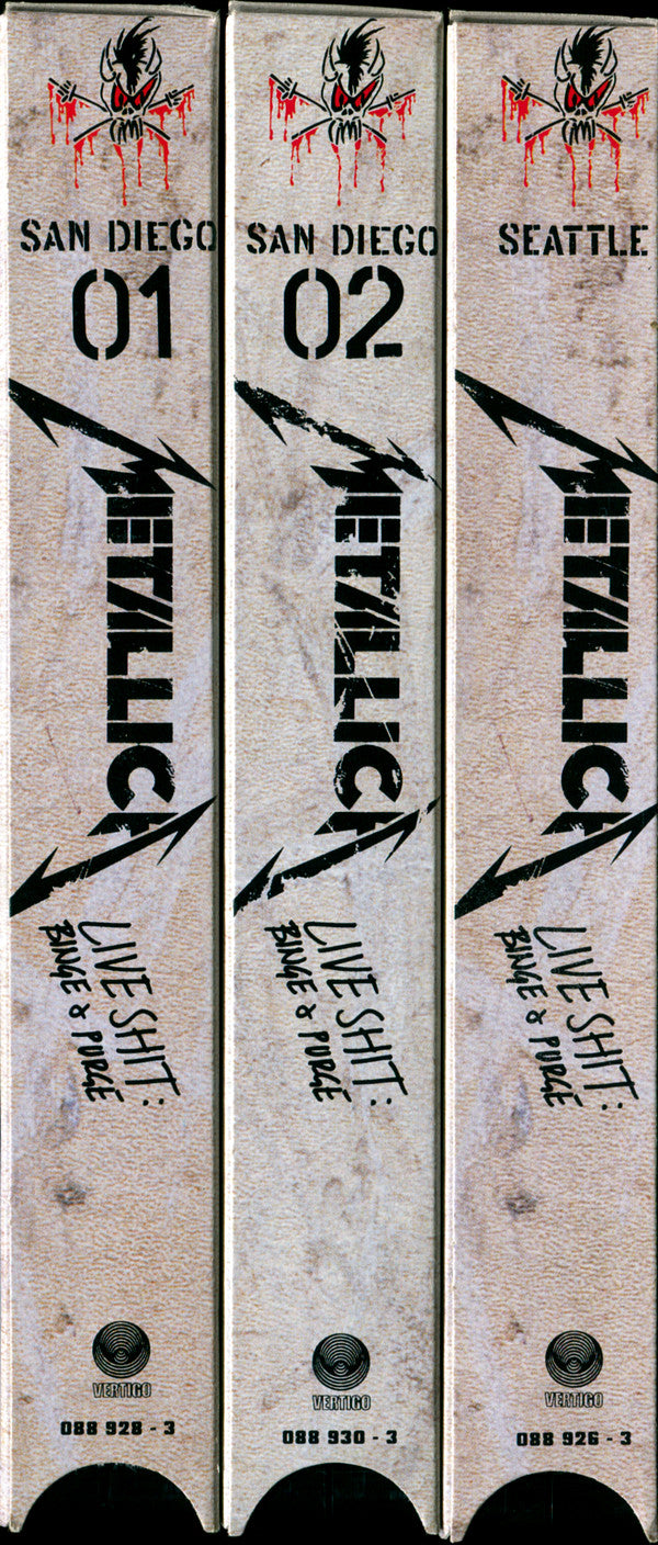 Live Shit Binge & Purge Boxset 3Cd+3Vhs