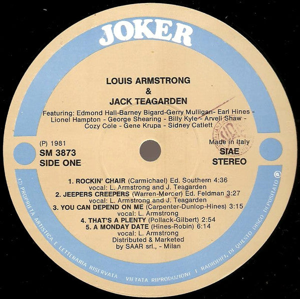 Louis Armstrong And His All Stars