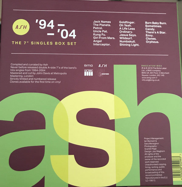 94 - 04 The 7 Singles Boxset Limited Edition Numbered