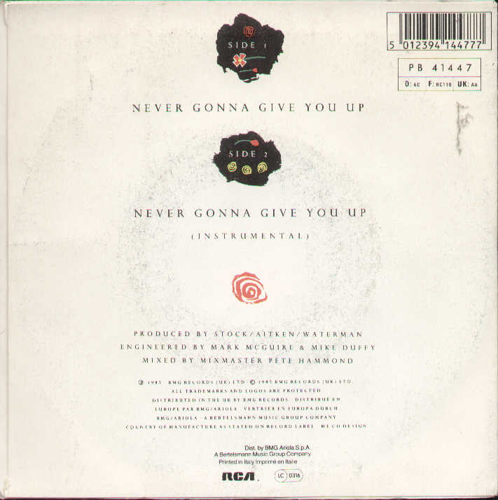 Never Gonna Give You Up