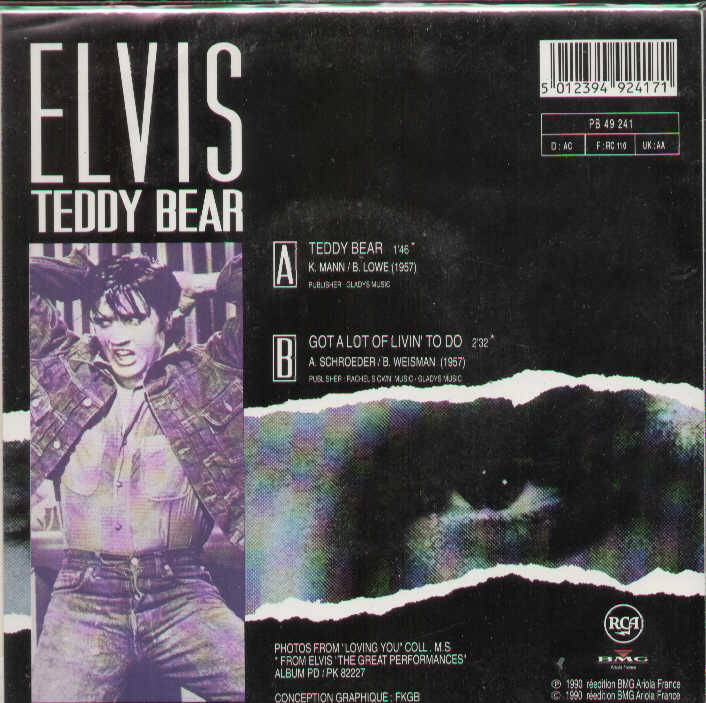 Teddy Bear / Got A Lot Of Livin To Do