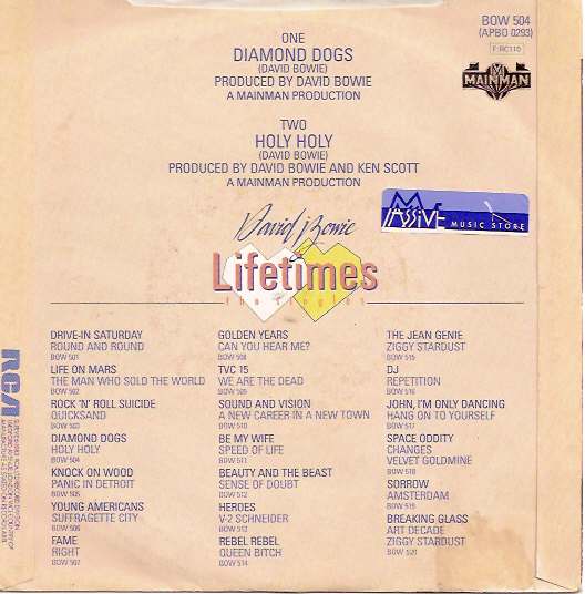 Diamond Dogs / Holy Holy