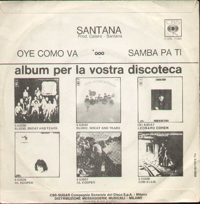 Oye Como Va / Samba Pa Ti