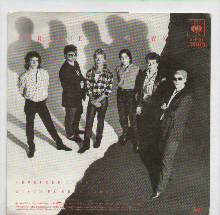 Stranger In Town / Change Of Heart