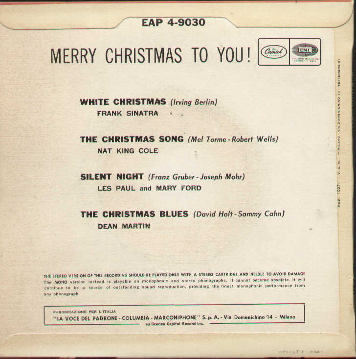 Merry Christmas To You