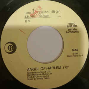 Angel Of Harlem / Anchorage
