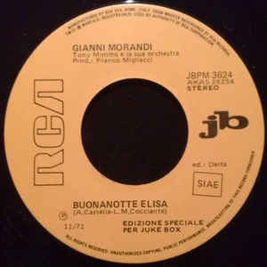 Buonanotte Elisa / A Quel Concerto Di Cophin